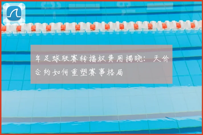 年足球联赛转播权费用揭晓:天价合约如何重塑赛事格局