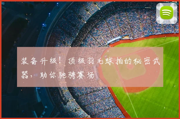 装备升级！顶级羽毛球拍的秘密武器，助你驰骋赛场